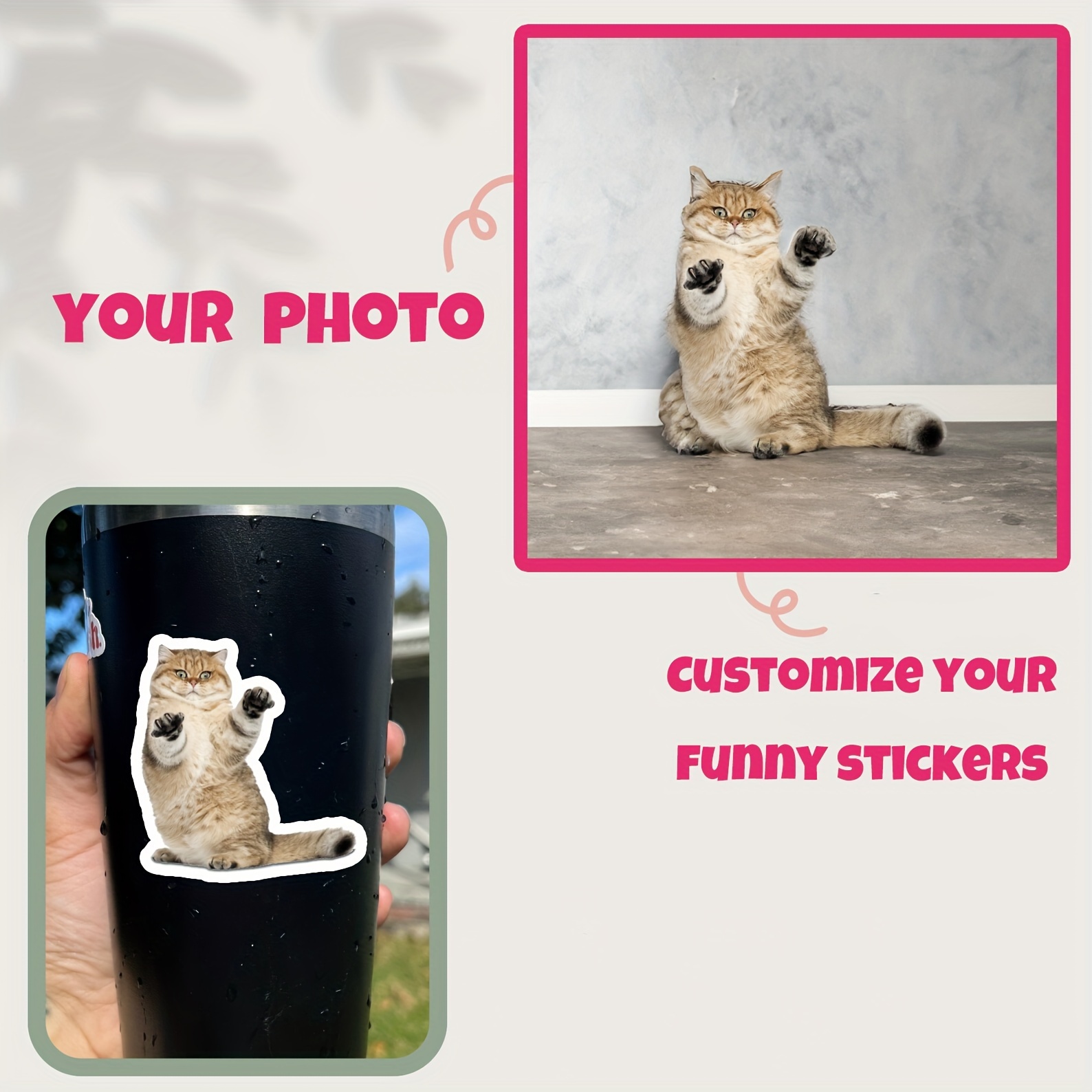 

Custom Face Stickers - Personalized Photo Decals For , Weddings, Friends & Pets - Supplies, 40mm