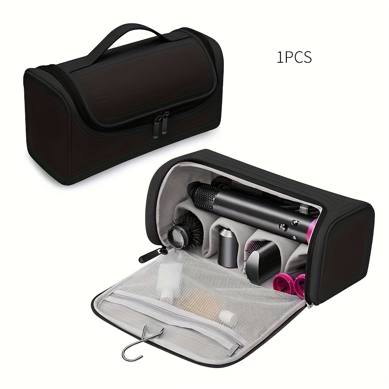 Portable Hideable Hanging Hook Hair Dryer Case Hair Tools Pouch Large Capacity Curling Iron Storage Bag Travel Accessories And Essential Items Are Suitable For Use During Travel And