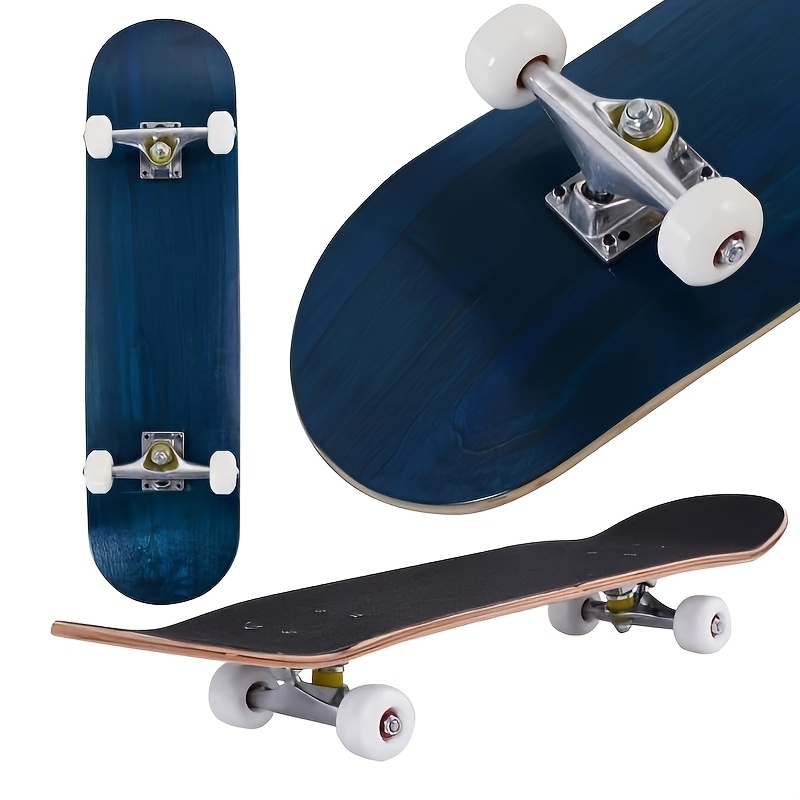 79cm Long Cruiser Skateboard With Quiet Pu Wheels - Heavy-duty 250kg Capacity For Adults/commuting/fitness, And Silent Riding - Durable Deck For Urban Travel/skatepark, Without Battery