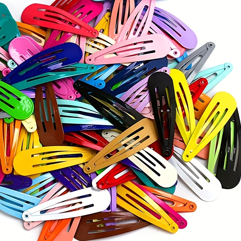 60pcs random   color hair clips non slip hair additions strong fixed   hair clips durable metal bobby pins quick   hair clips daily and party styling tools