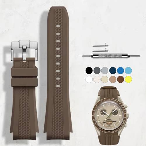 compatible for watch band 20mm soft waterproof silicone strap with quick release sporty band for men women co branded accessory ideal gift
