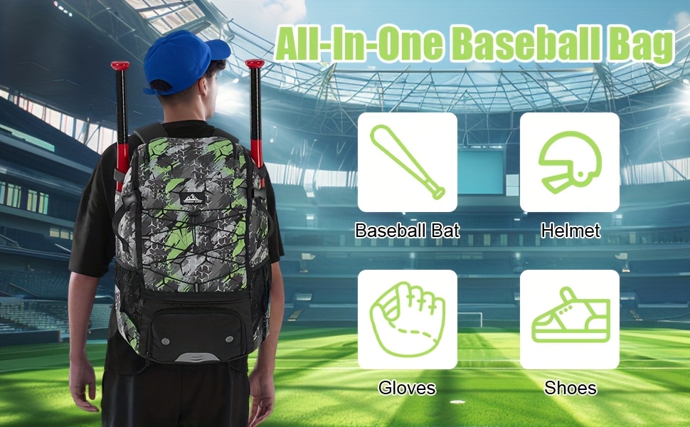 Sac à dos de baseball avec compartiment pour chaussures et crochet pour clôture, tient les casques et les chaussures, sacs de baseball - Chine Sac de voyage sac de sport et sac