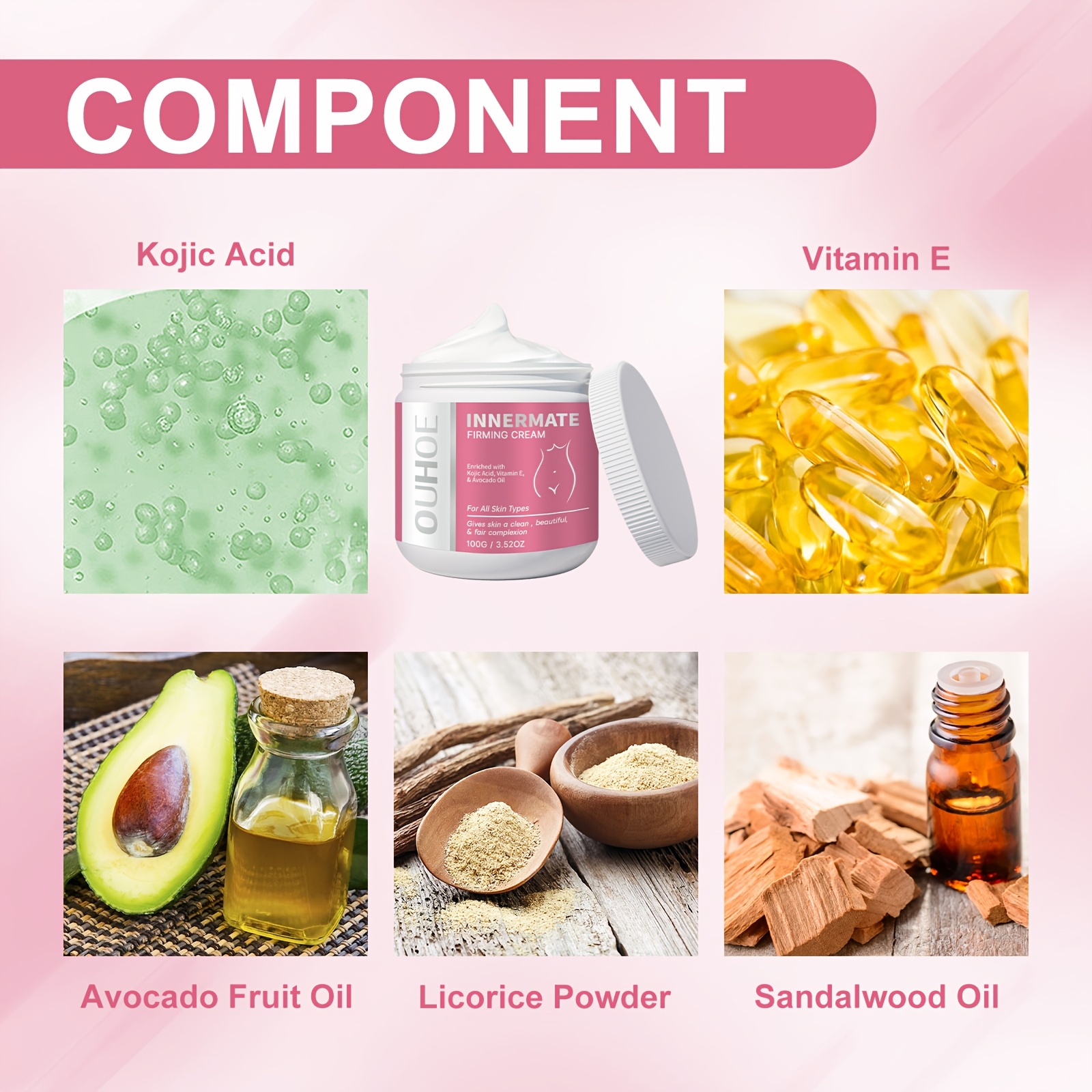 Set of 2 Body Creams for Underarms And Thighs, Ideal for Moisturizing Skin in Areas