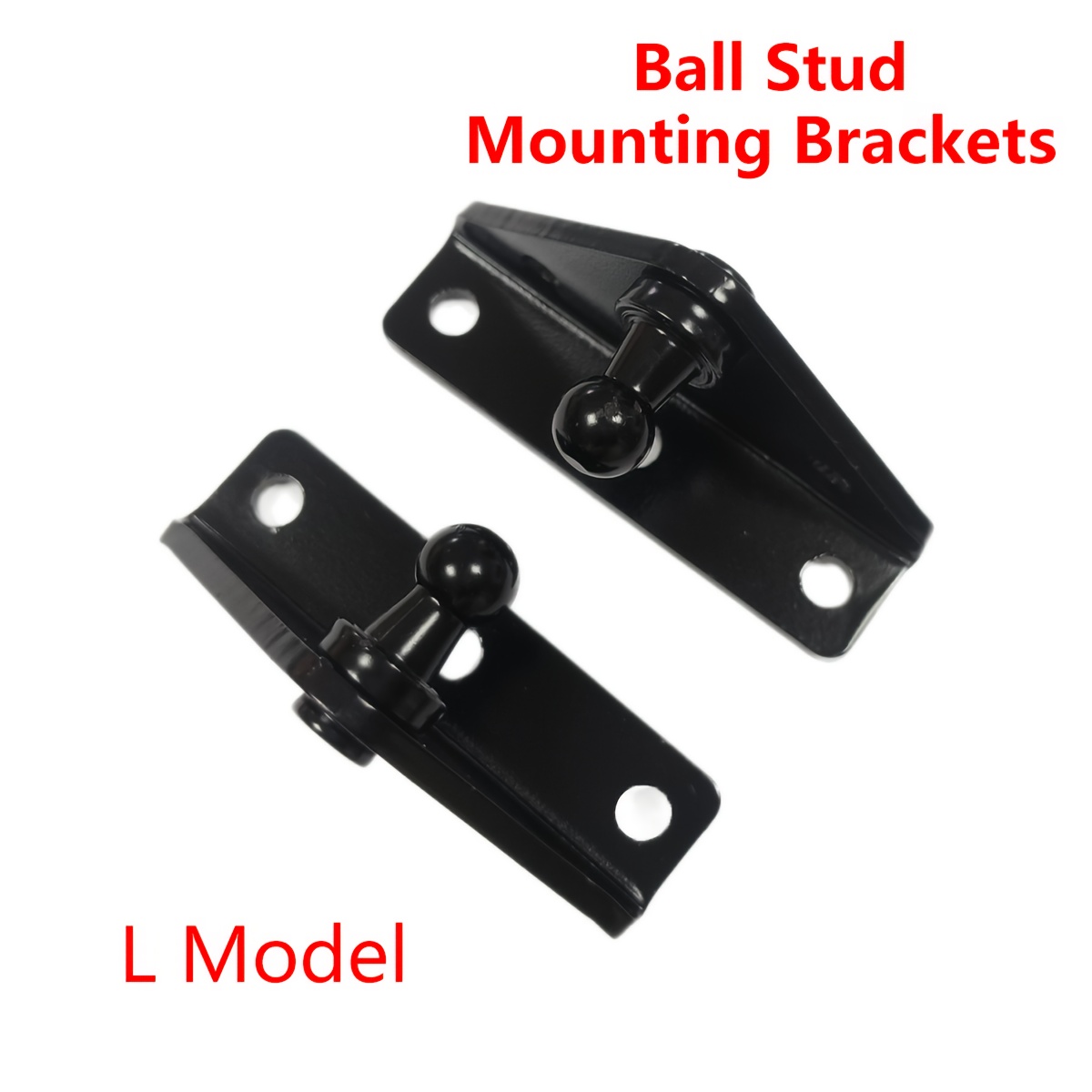 TEMU 10mm 1 Pair Car Ball Stud Gas Shock Struts Mounting Brackets For Gas Spring Struts Lift Support Shock