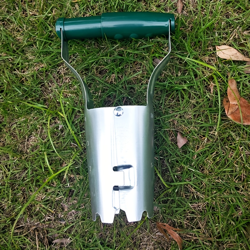 Image of : Stainless Steel Seedling Planting Tool Kit - Portable, Sturdy Plastic And Metal Build, Enhance Gardening , Planting, Increase