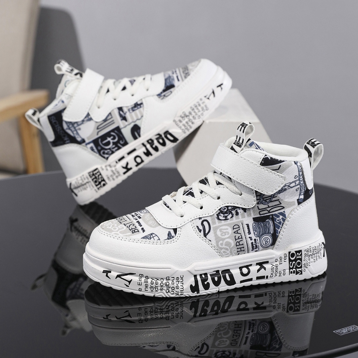 Breathable Canvas High Top Sneakers For Men Mens White Canvas