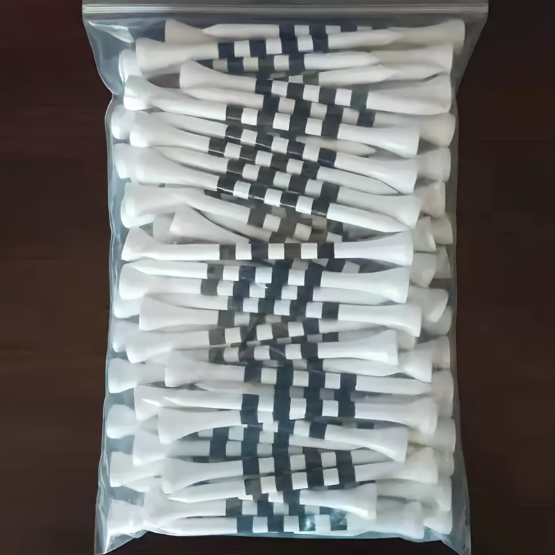 item picture 20  wooden golf balls simple and stylish durable and flexible white with black stripes suitable for practice and golf competitions golf accessories