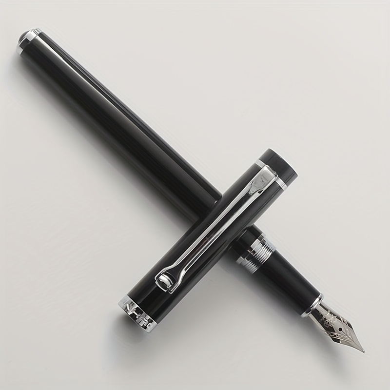 E-shop Premium Neue Jinhao 988 Metall Füllfederhalter F Nib Tintenstifte Schwarz . – Ideal für Büro Schreibwaren Ohne Tinte
