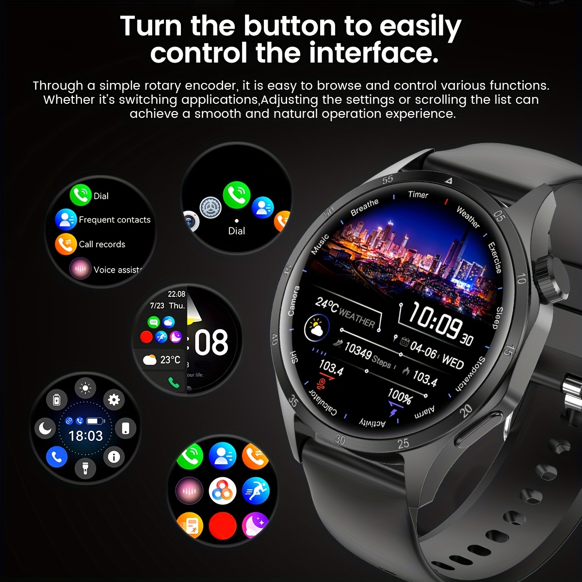 the 2025 new   pro smartwatch is   with a 3 86cm   high definition screen   wireless calling smartwatch gps sports trajectory 100   usb charging outdoor sports watch   alloy shell fitness   smartwatch details 8