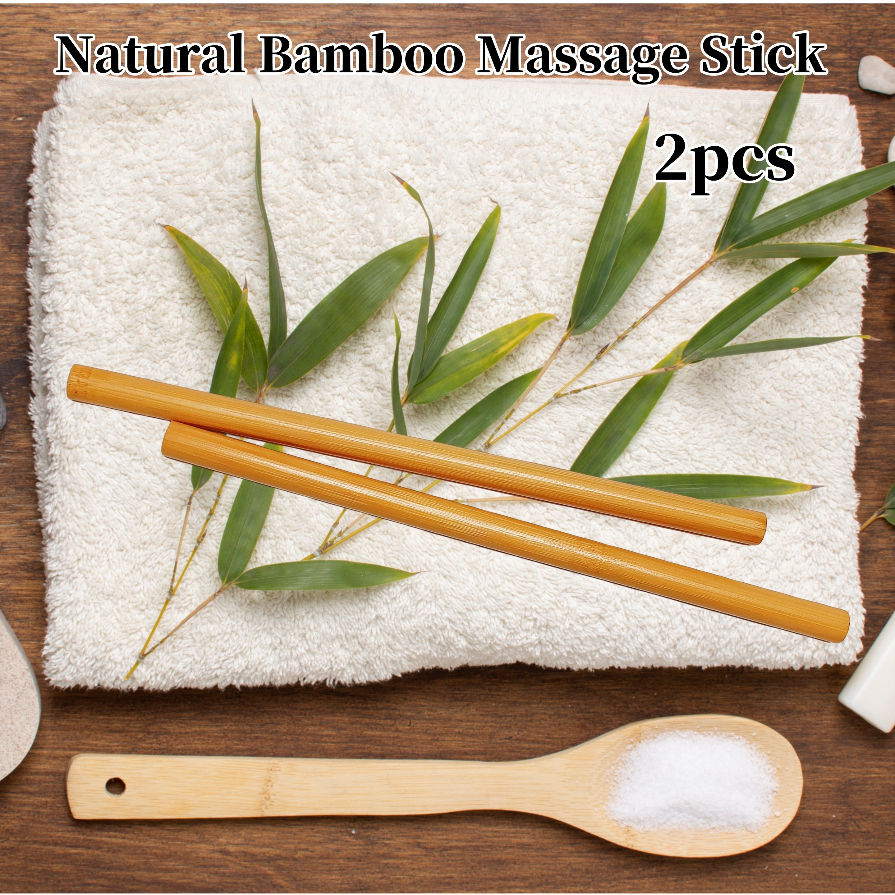 1/2 stk. massagerolle massivholz bambus massagegert - Temu Germany