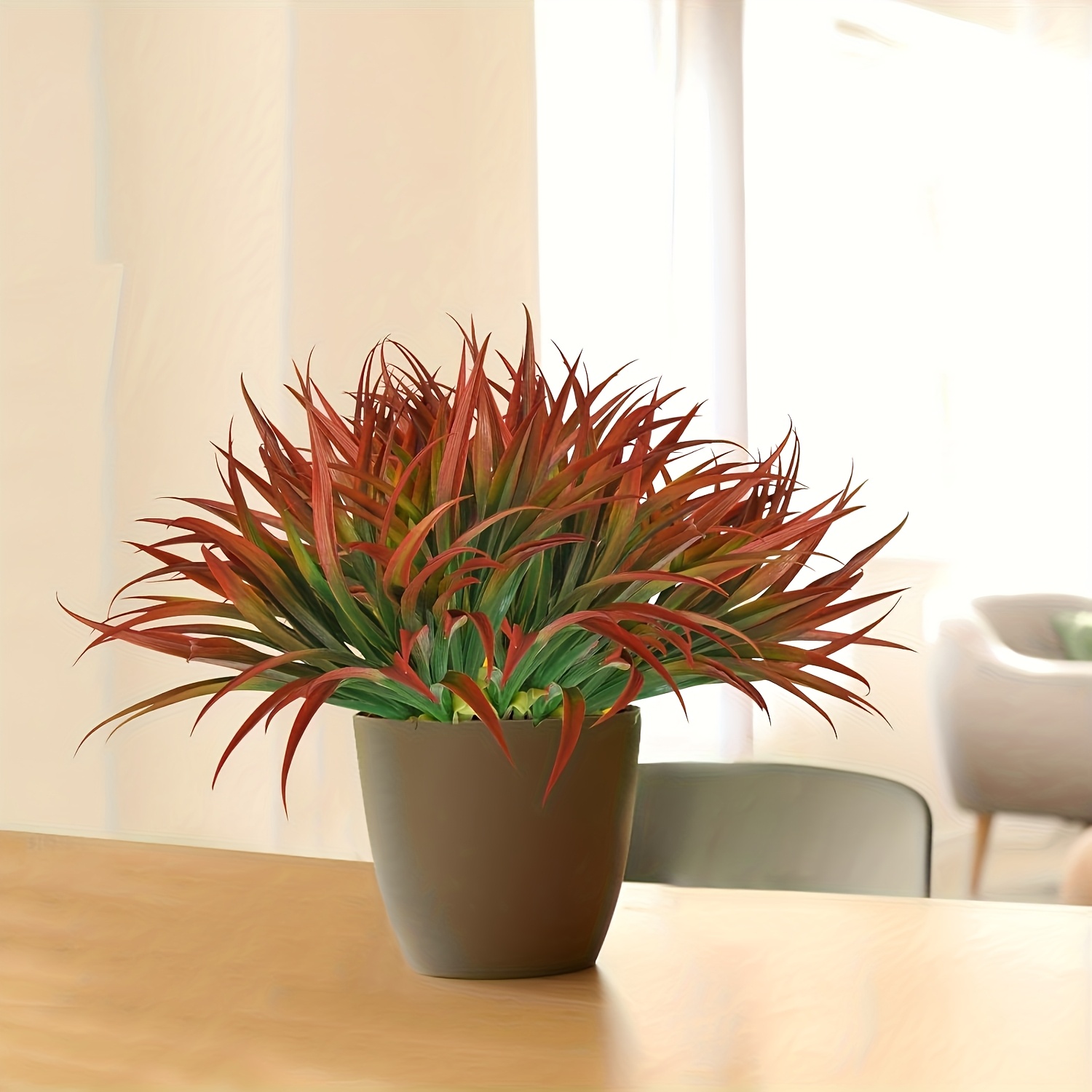 Set Of 5 Artificial Plants – Realistic Fake Flowers For Weddings, Hotels, Courtyards, Photography Backgrounds, Spring Decorations