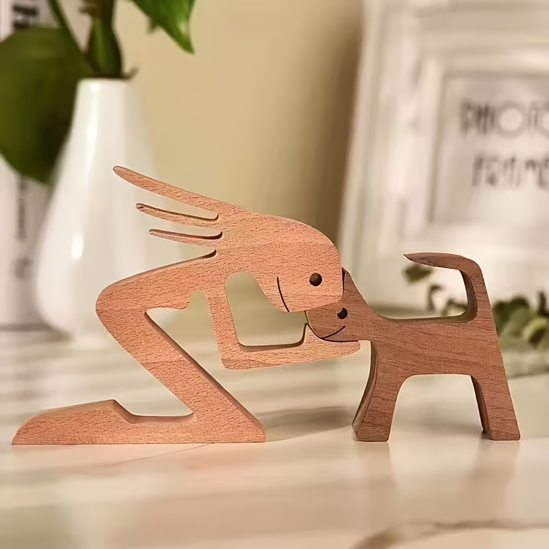 Customized Puppy And Me Wooden Ornament, Personalized Name, Owner And His Loyal Companion