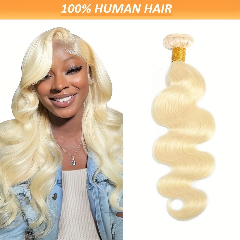 Human hair extensions 613 weft best sale