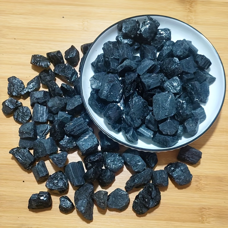 high quality natural black tourmaline crystals 5cm Temu