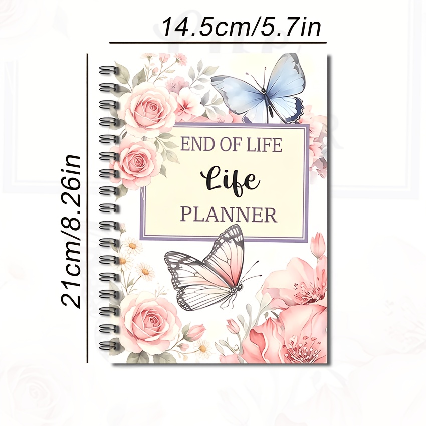 TEMU Carnet de notes à spirale Planificateur de vie, Journal ligné 30 feuilles 5,7x8,26", Carnet d'écriture Organisateur de vie Planificateur des