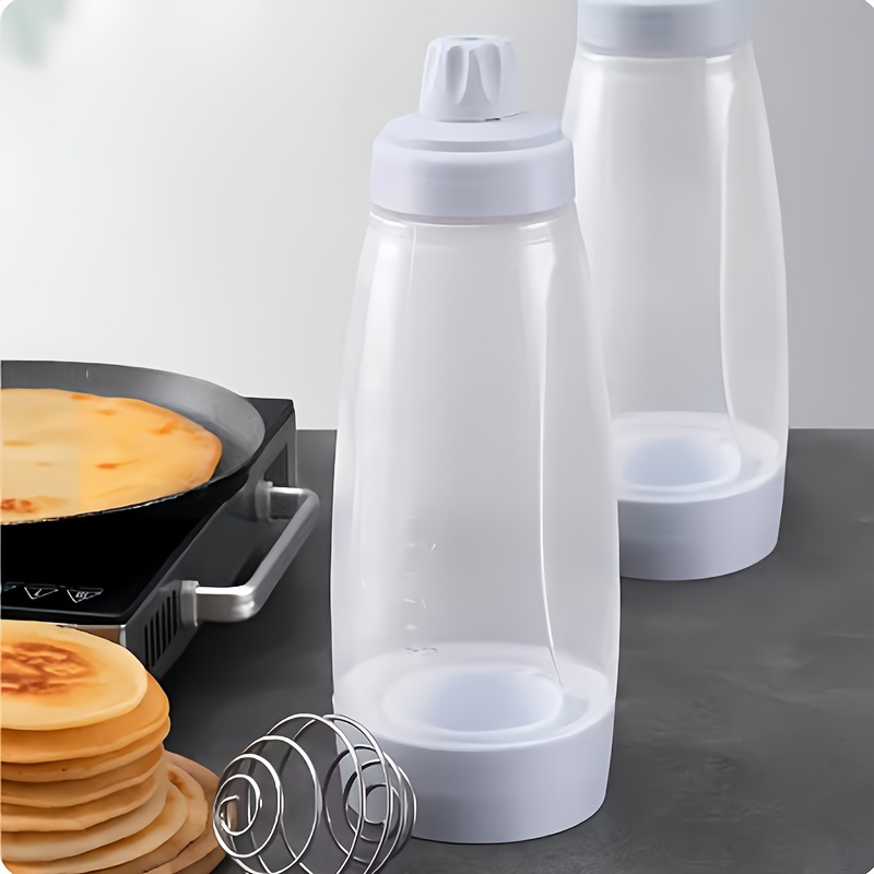 Pancake Batter Bottle Mixer Blender Ball Wire Whisk Temu