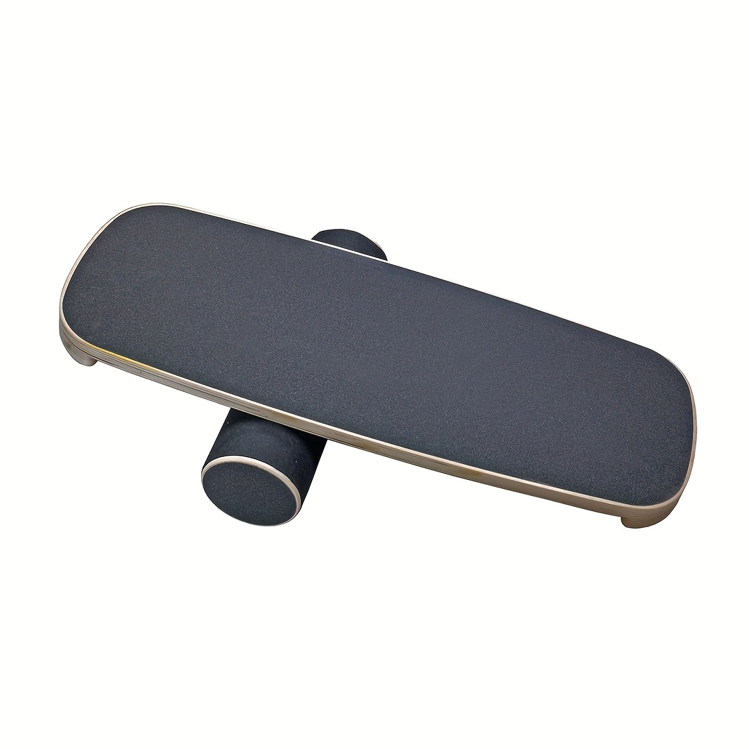 

1 Wooden Surf Balance Board With Golden Accents - Fit, Ideal For Strength & Balance Training, Perfect Gift For Women's//father's Day