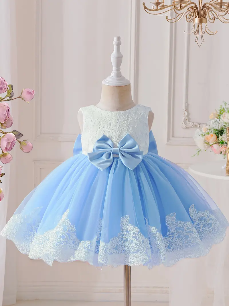 a elegant dress little girls featuring lace a bow a - Temu Cyprus a elegant dress little girls featuring lace a bow a - Temu Cyprus