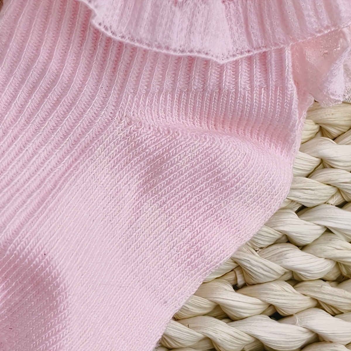 5 paar zachte en elastische babysokjes voor meisjes