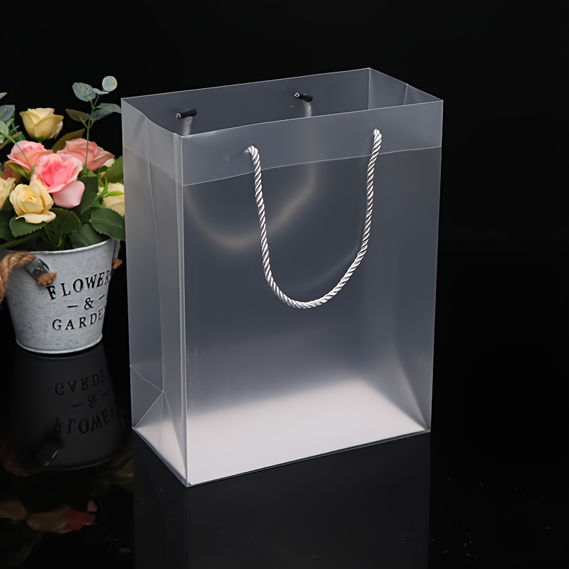 HOMSFOU Bolsa de regalo transparente, bolsa de regalo reutilizable, bolsas  transparentes para recuerdos de fiesta, bolsas transparentes para regalos
