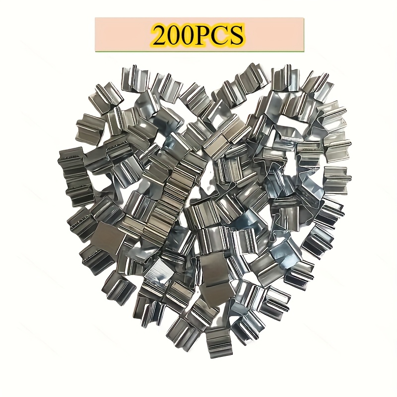 TEMU 200pcs Reusable Wooden Wick Bases, Wooden Wick Bases, Metal Candle Wick Holders, Candle Wick Clips, Wooden Wick Holders, Wooden Wick Clips,