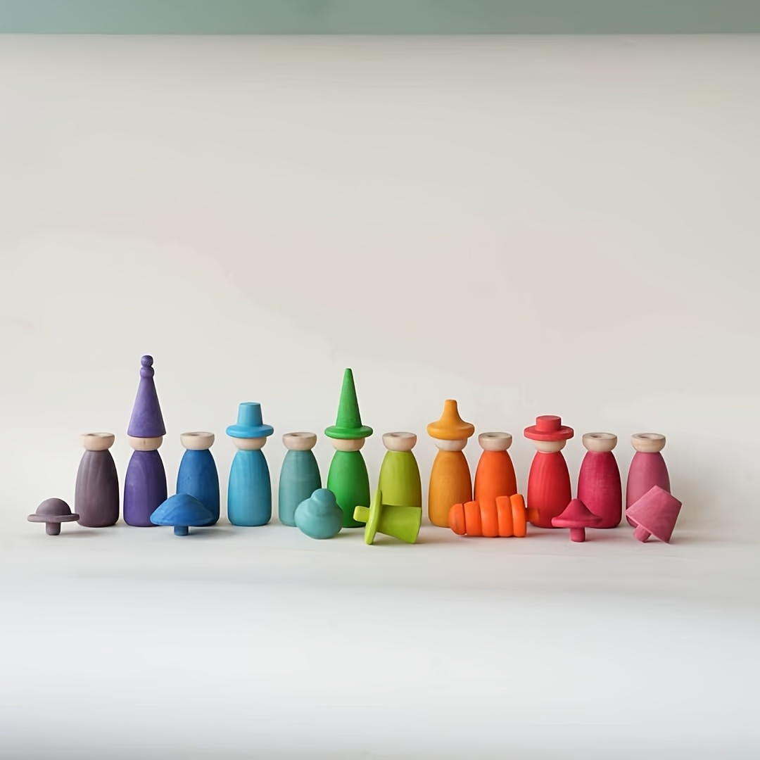 Stackable Doll Building Blocks for Creative Play