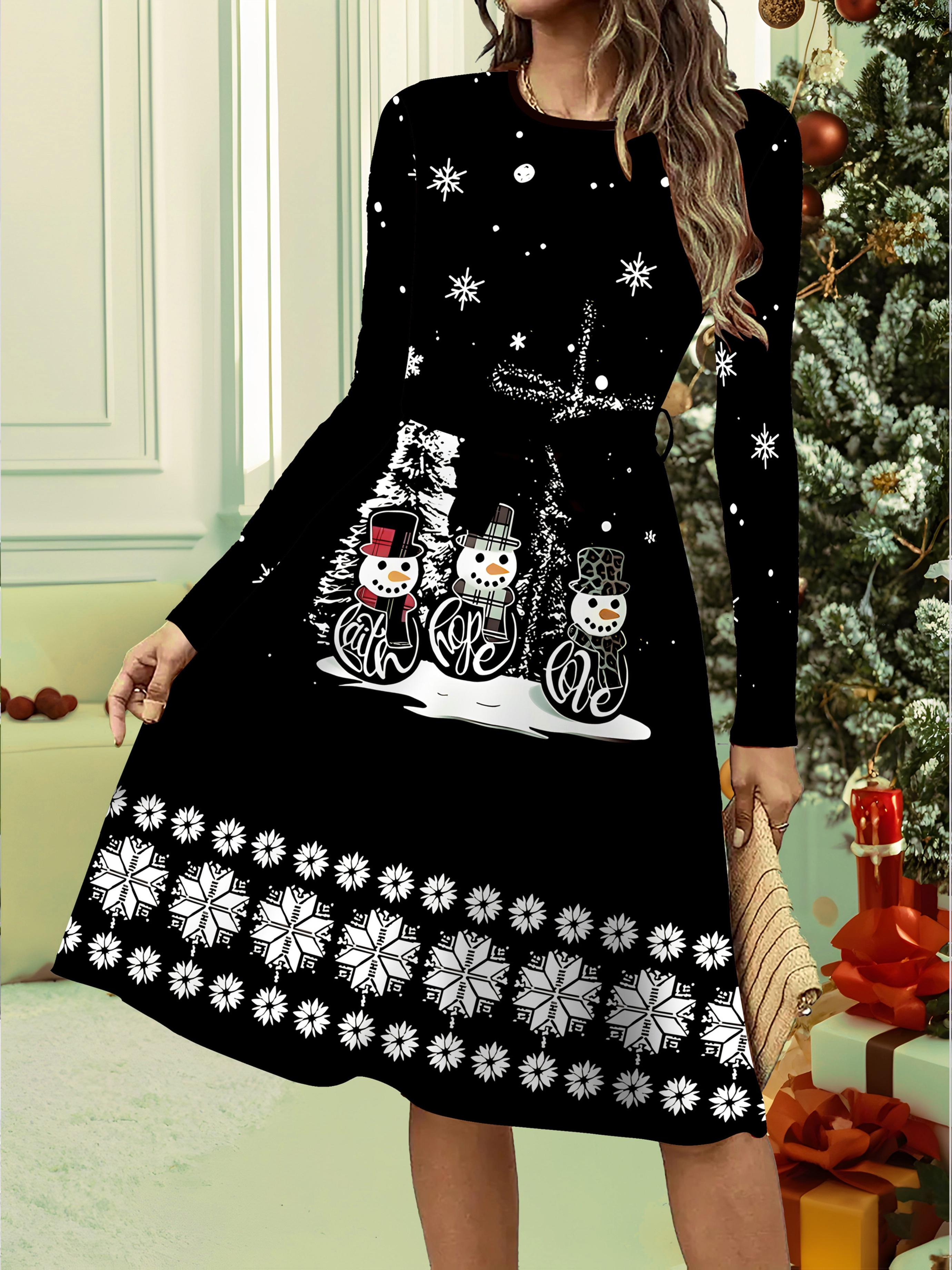 white christmas dresses Ashley main image 0