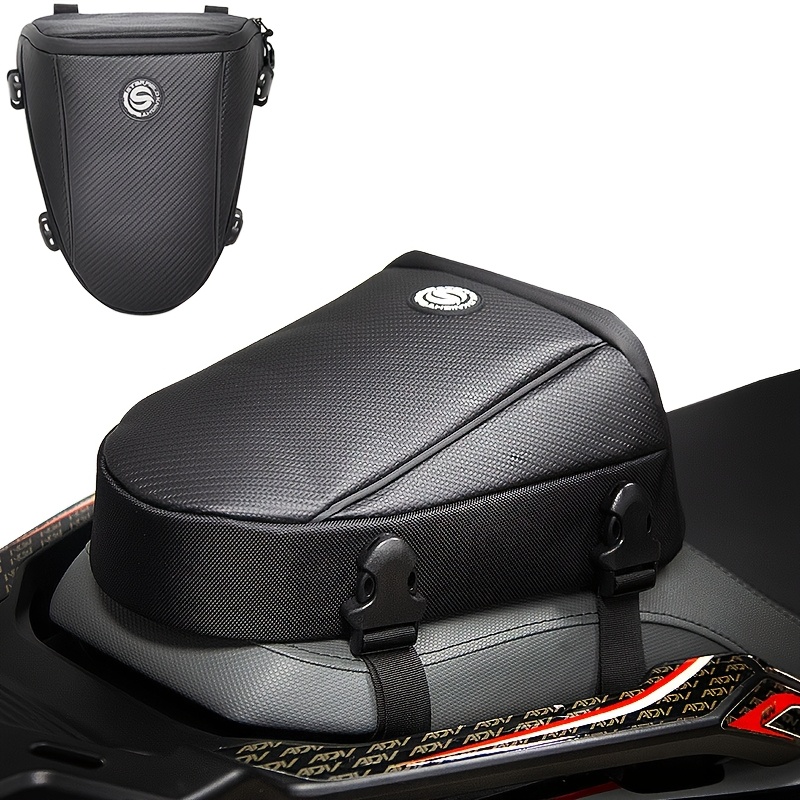 Motorcycle Rear Seat Bag - Durable High Quality Crossbody Saddle Bag, Adjustable Straps & Multiple Compartments for BMW for HONDA for SUZUKI Yamaha Motocross Bikes, Secure Travel Pouch | Sleek Motorcycle Accessory | Highquality Compartments