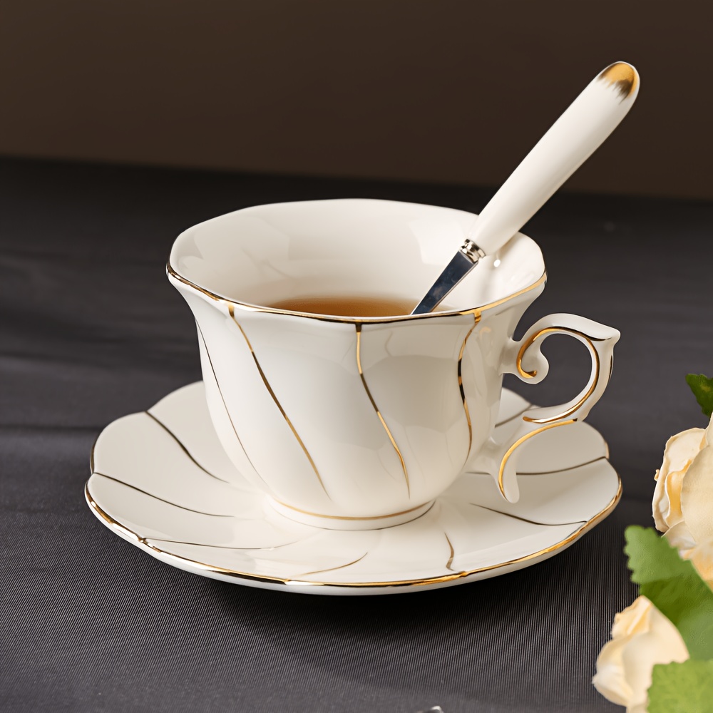 1 set keramik kaffeetasse tablett löffel nordischer stil