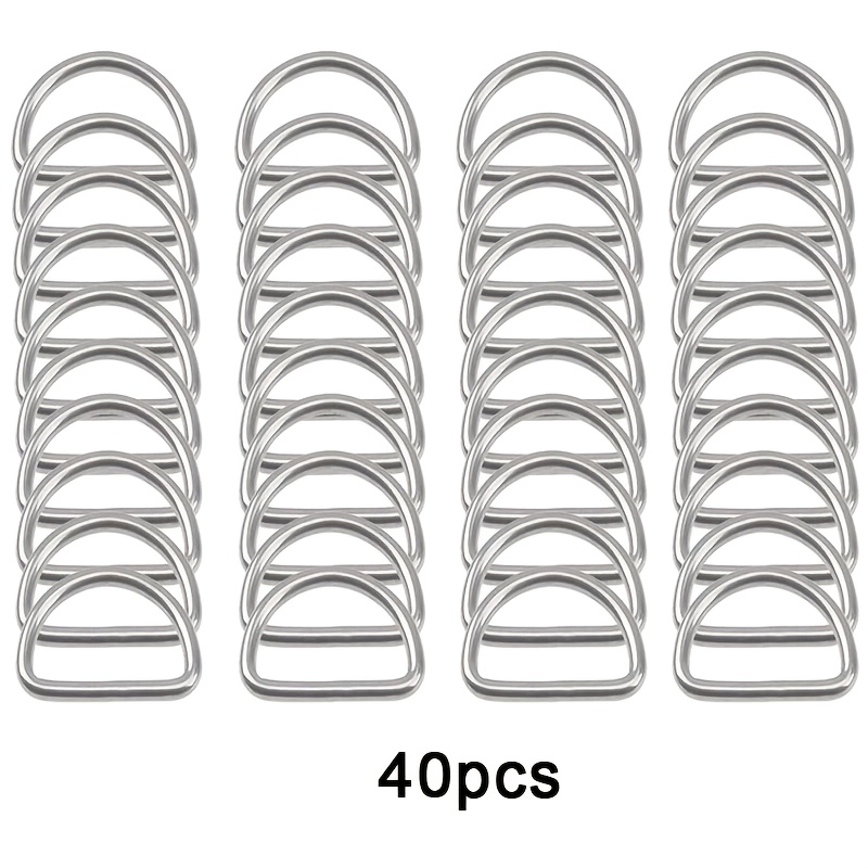 TEMU 40 hebillas ajustables de D