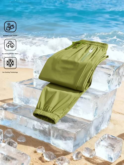 a womens quick dry ankle pants cooling technology that instantly provides a featuring breathable fast drying fabric to eliminate stuffiness and stickiness in summer elastic waistband with