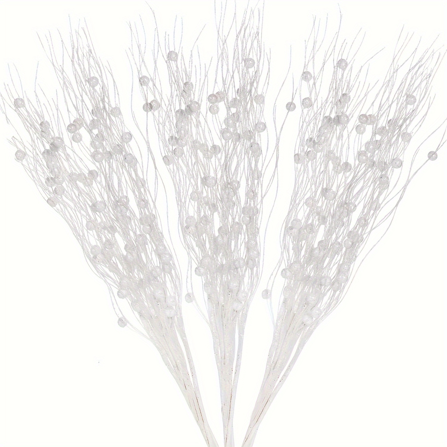 

6pcs - " Plastic For Christmas Tree, Vase, , Decorations - No Needed