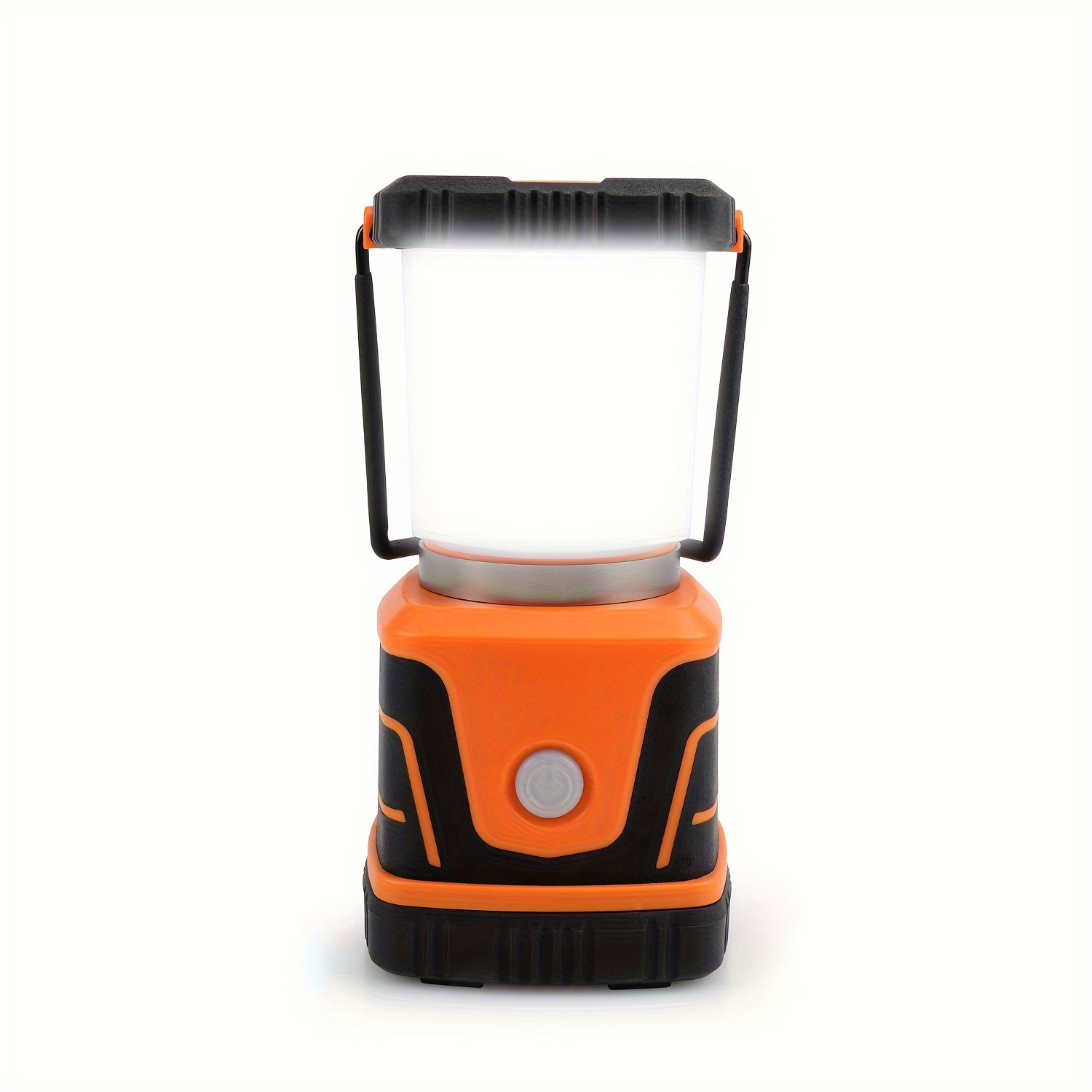 

1500lumen Led Camping Lantern With 4 Adjustable Light , Portable & Battery-powered, Emergency For Night Hiking, Tent , Power - Orange & , Camping Accessories