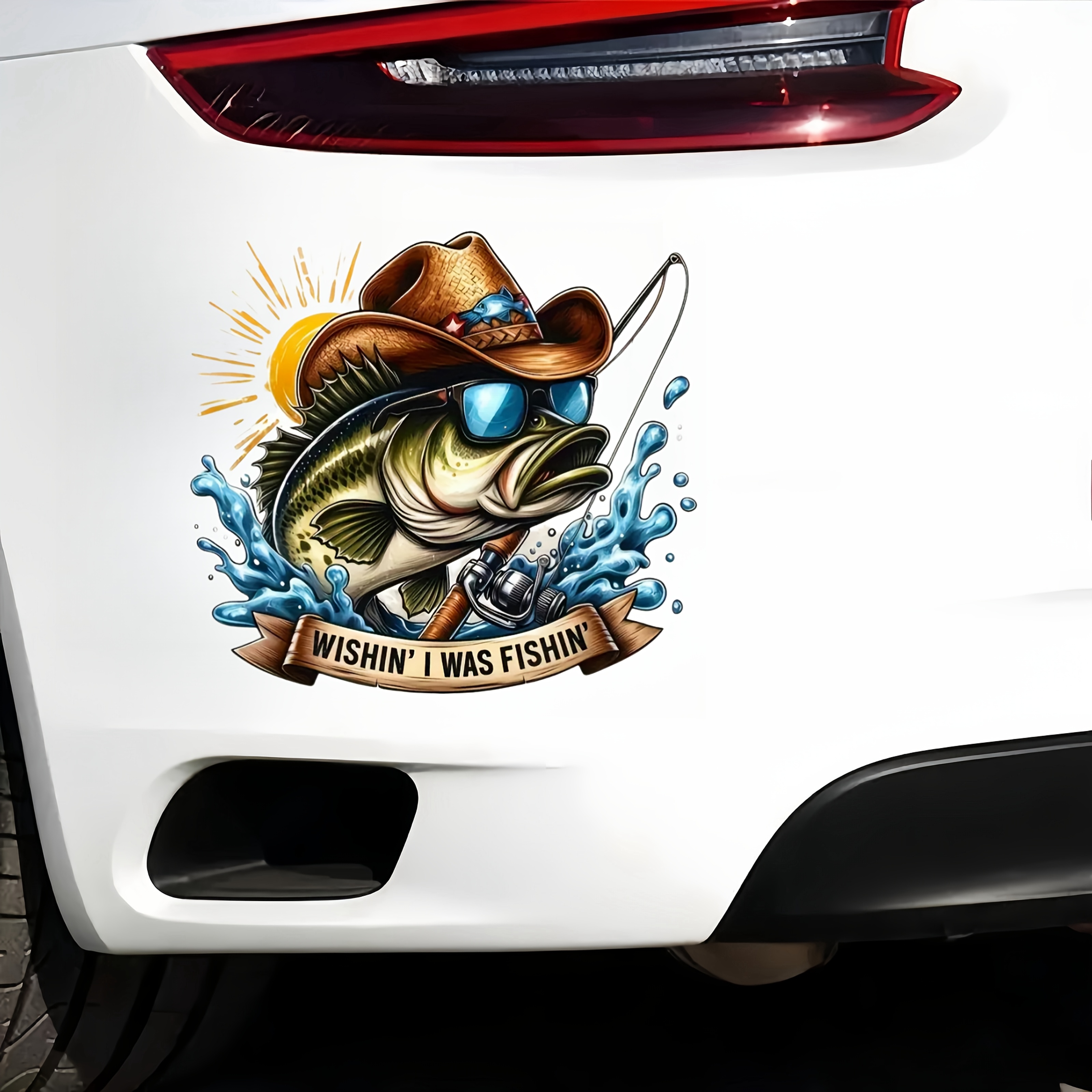 pegatinas caprichosas pesca día pesca pegatinas premium - Temu Spain, image size:3200x3200