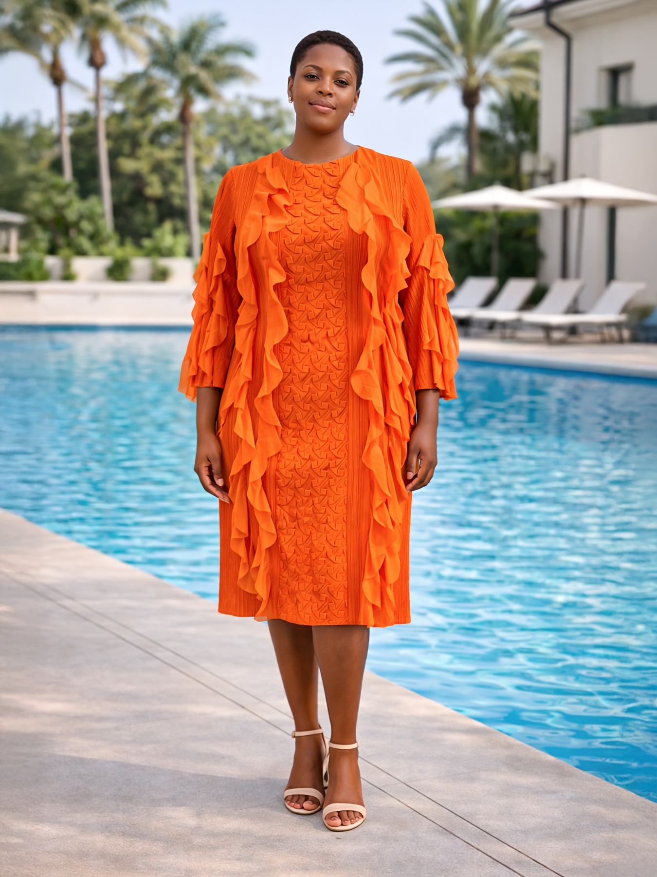 green emerald velvet dress Burnt Orange Mermaid Strapless Dress