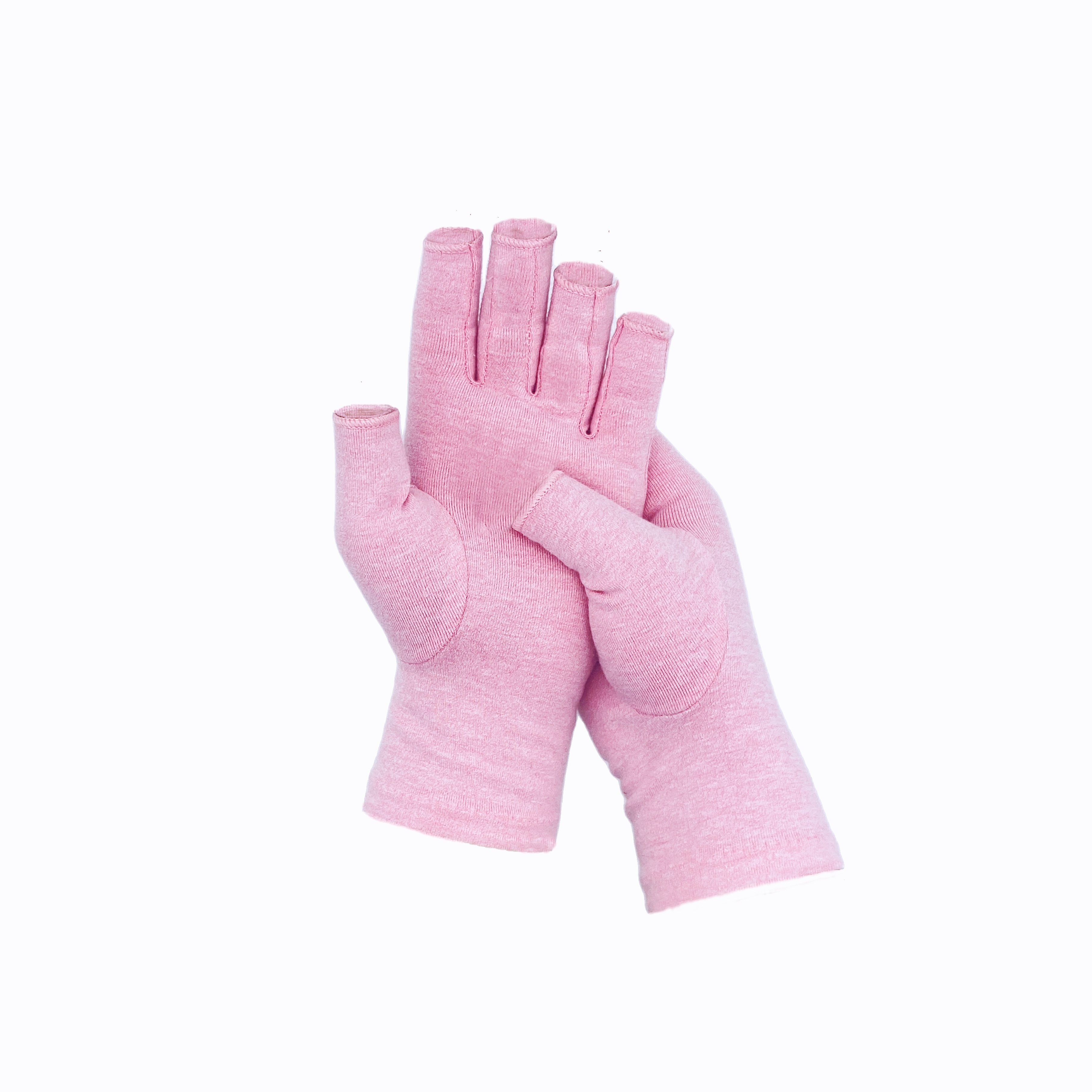 

Compression Gloves, Half Gloves For Computer Typing And Daily Work, Unisex, Pink, Outdoor Gloves, Sports Gloves