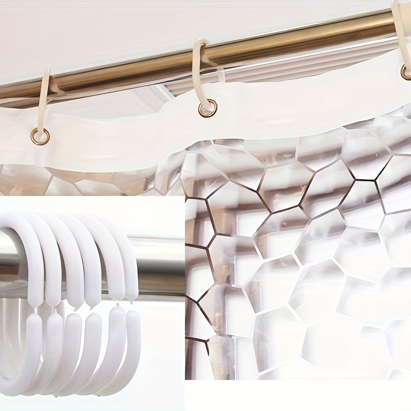 1pc Heavy Duty Frosted Plastic Shower Curtain Liner, 35.43*70.87inch