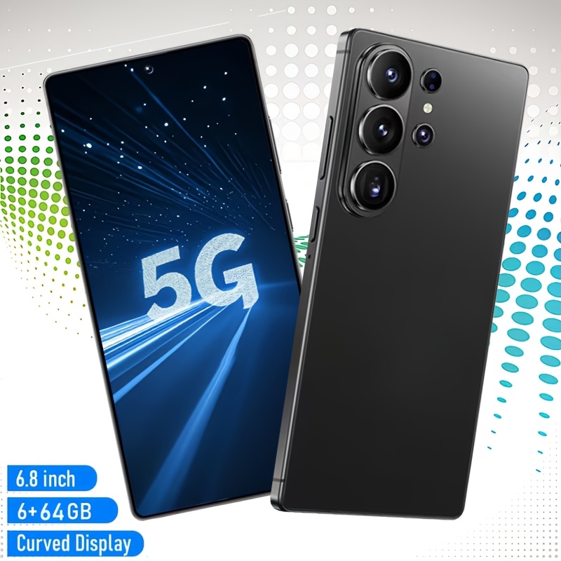 5g Network Smartphone, 6.8-inch Display, 6+64gb Storage, Os, Nfc-enabled, High-definition Camera, Dual Standby Design, Facial Recognition Unlock, Durable Type-c Charging Port, Built-.