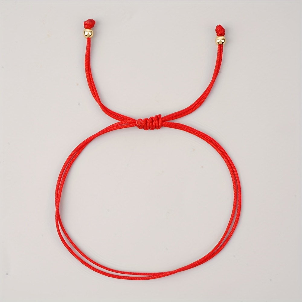 1pc Bohemian Style Spring Summer Handmade Adjustable Hand Rope Unisex