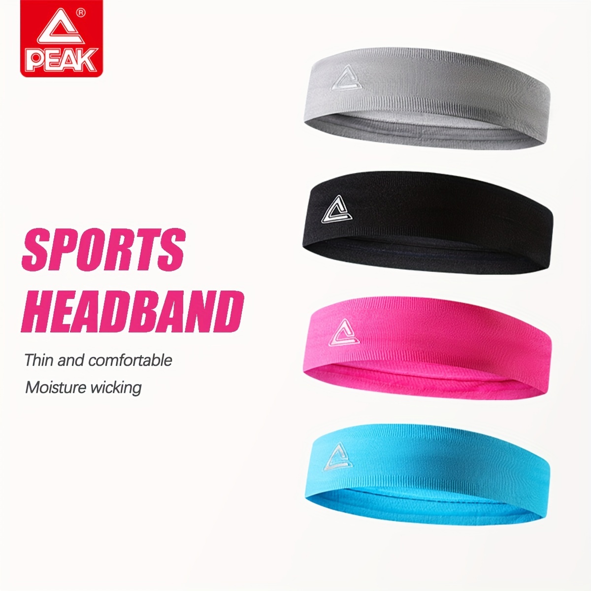 

1pc Sports Headband, Sports Sweat-proof Special Headband, Non-slip, Good Breathability, Strong Elastic, High Comfort, Various Colors Available