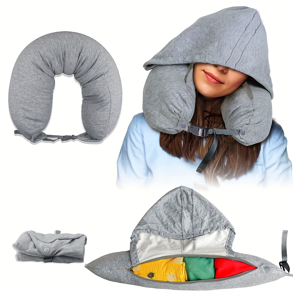travel neck pillow sold on Temu Australia