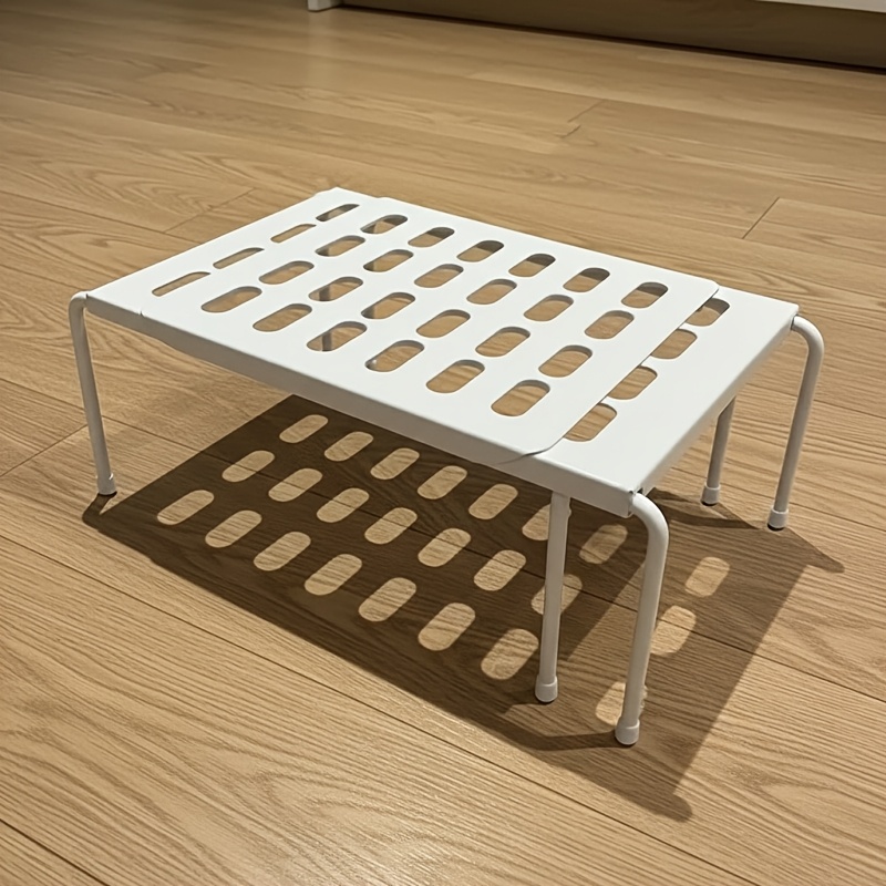 Image of Expandable Utility Storage Rack - For Shoes, Clothes, Towels, Etc. - Space-saving Multi-functional Storage Shelf
