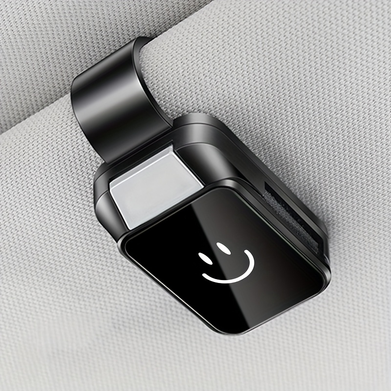TEMU Glasses Holder Clip - Durable Abs Resin, For All Vehicle Models, Fashion Glasses Secure & On Sun Visor, Holder For Car