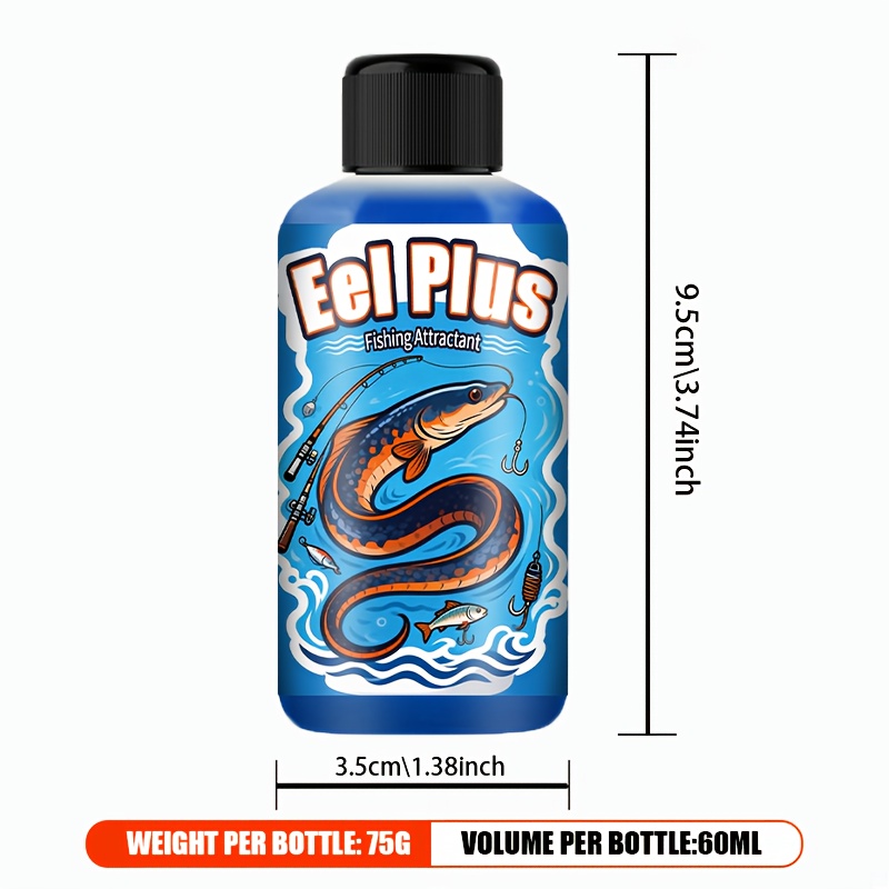 Eel Multi-liquid - High Concentration Seafood Scent, Quick Eel Bite Formula, Suitable For Saltwater , Stimulating , Enhancing Catch Rate Fish Combination Bait Strong
