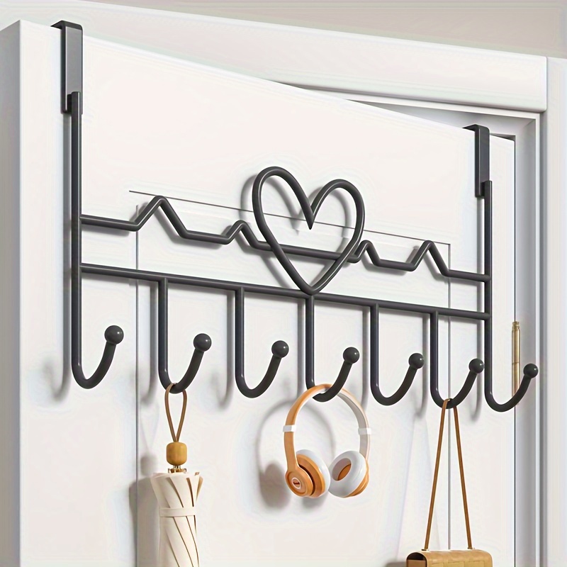 

-shaped Metal , No-drill For , Clothes, - Storage Organizer