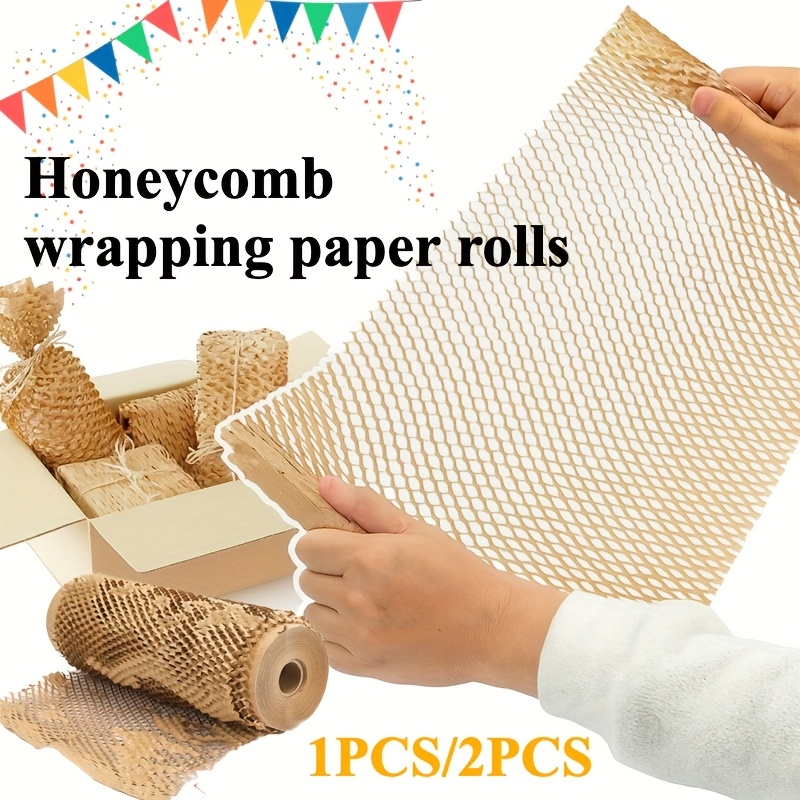 thumbnail image 2 of LINE ME INC Honeycomb Packing Paper Roll - 15" X 820 Ft - Recycled & Biodegradable 2 of 5