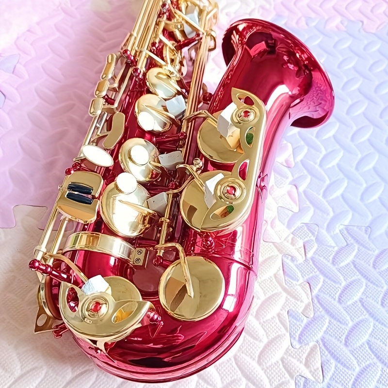 新作 最高品質アルトサックス レッドサックス アルト楽器 ケース付き