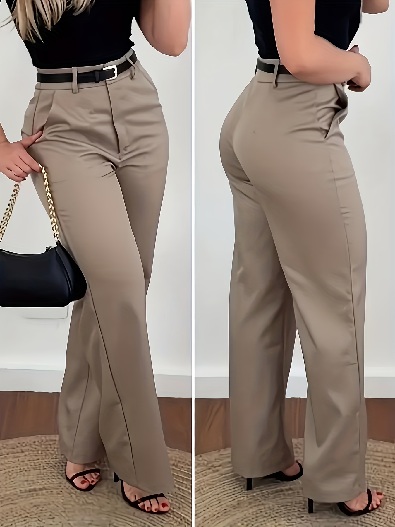 Stylish Straight-Leg Trousers