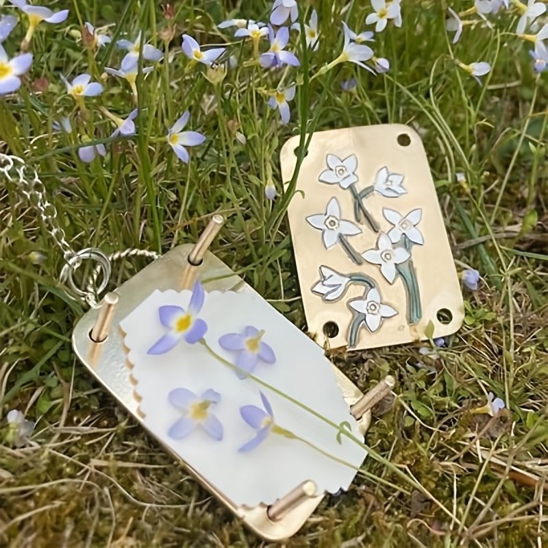 1pc micro flower press miniature flower press kit art crafts metal flower pressing for arts and crafts lovers   details 1