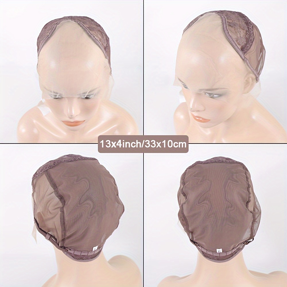 U Part Wig Caps with Lace Net for Making Wigs with Adjustable